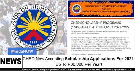ched cebu|Now Accepting: CHED Scholarship Applications in Cebu SY 2021.